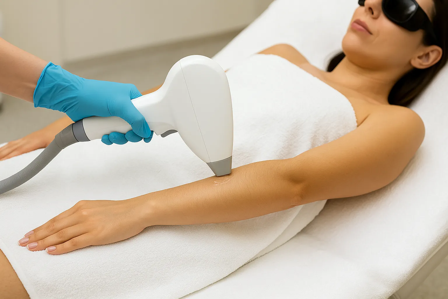 Laser Full Arms Hair Removal for Women in Dubai