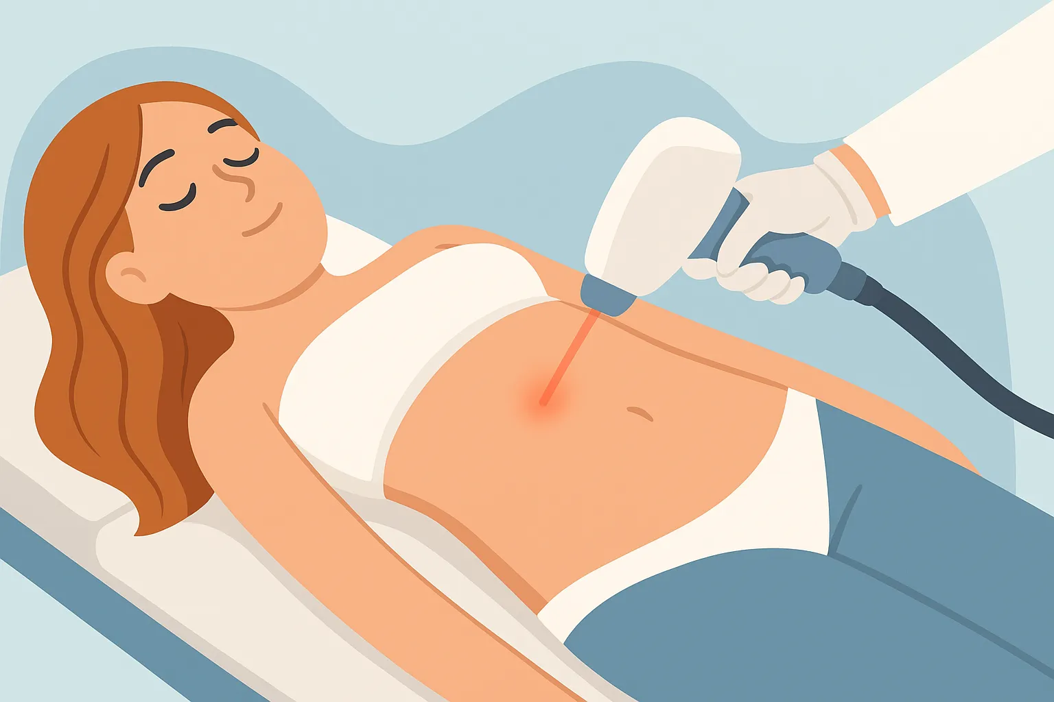 Laser Full Belly Hair Removal for Women in Dubai
