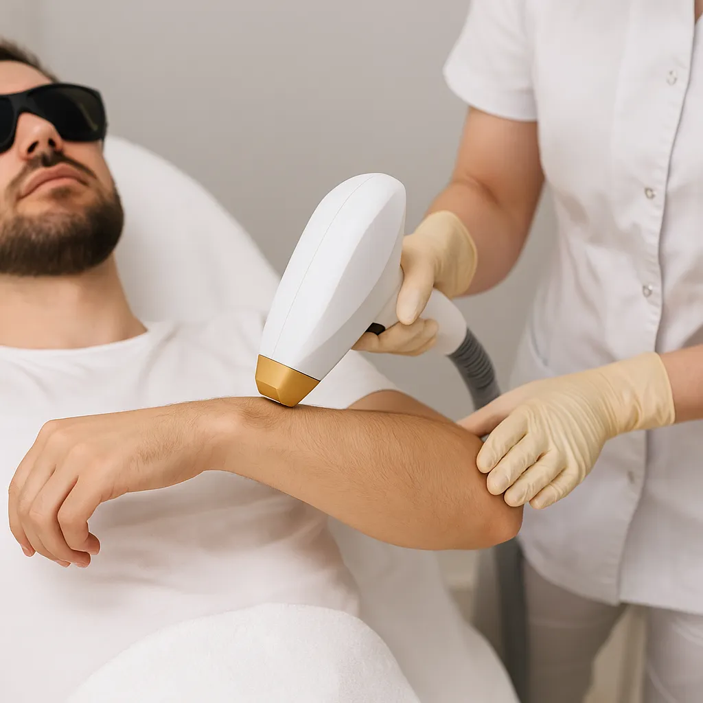 Laser Hair Removal Full Arms for Men in Dubai 