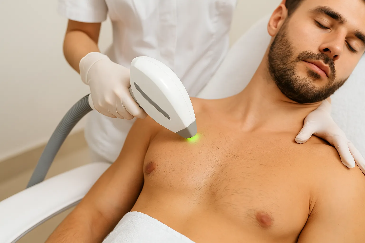 Laser Hair Removal Shoulders for Men