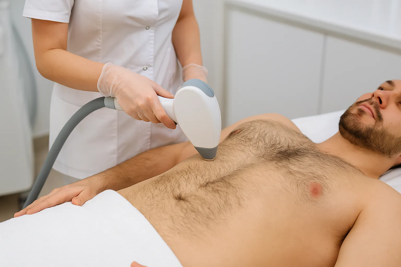 Laser Hair Removal on Stomach for Men in Dubai