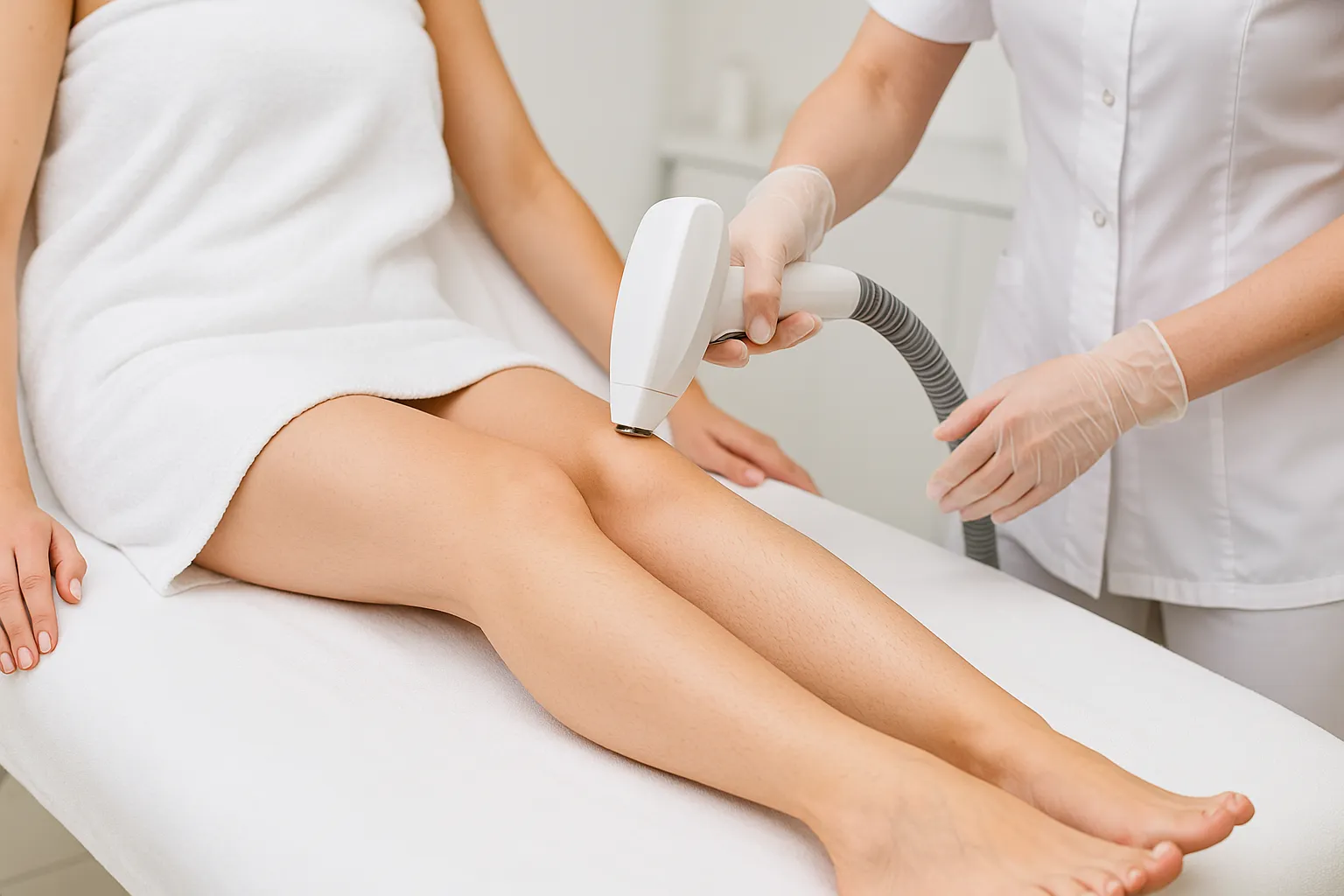 Laser Lower Legs Hair Removal for Women in Dubai