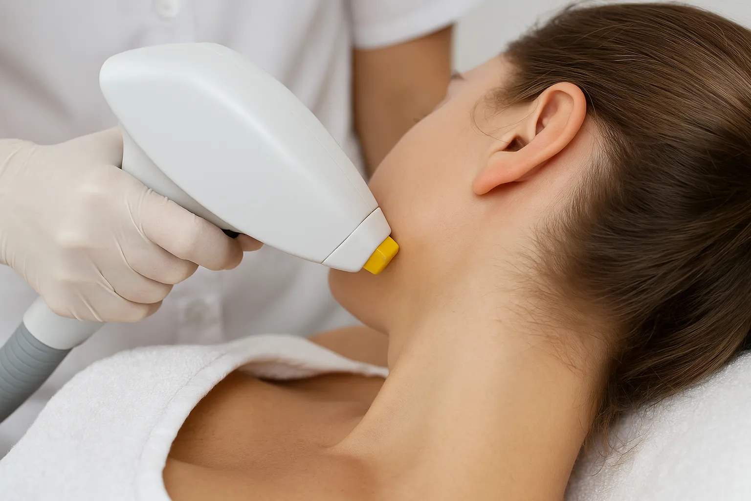 Laser Neck Hair Removal for Women in Dubai