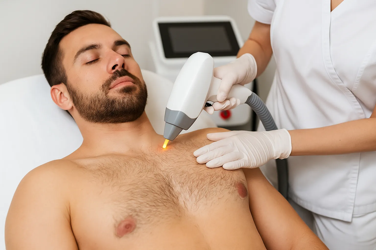 Laser Nipples for Men 