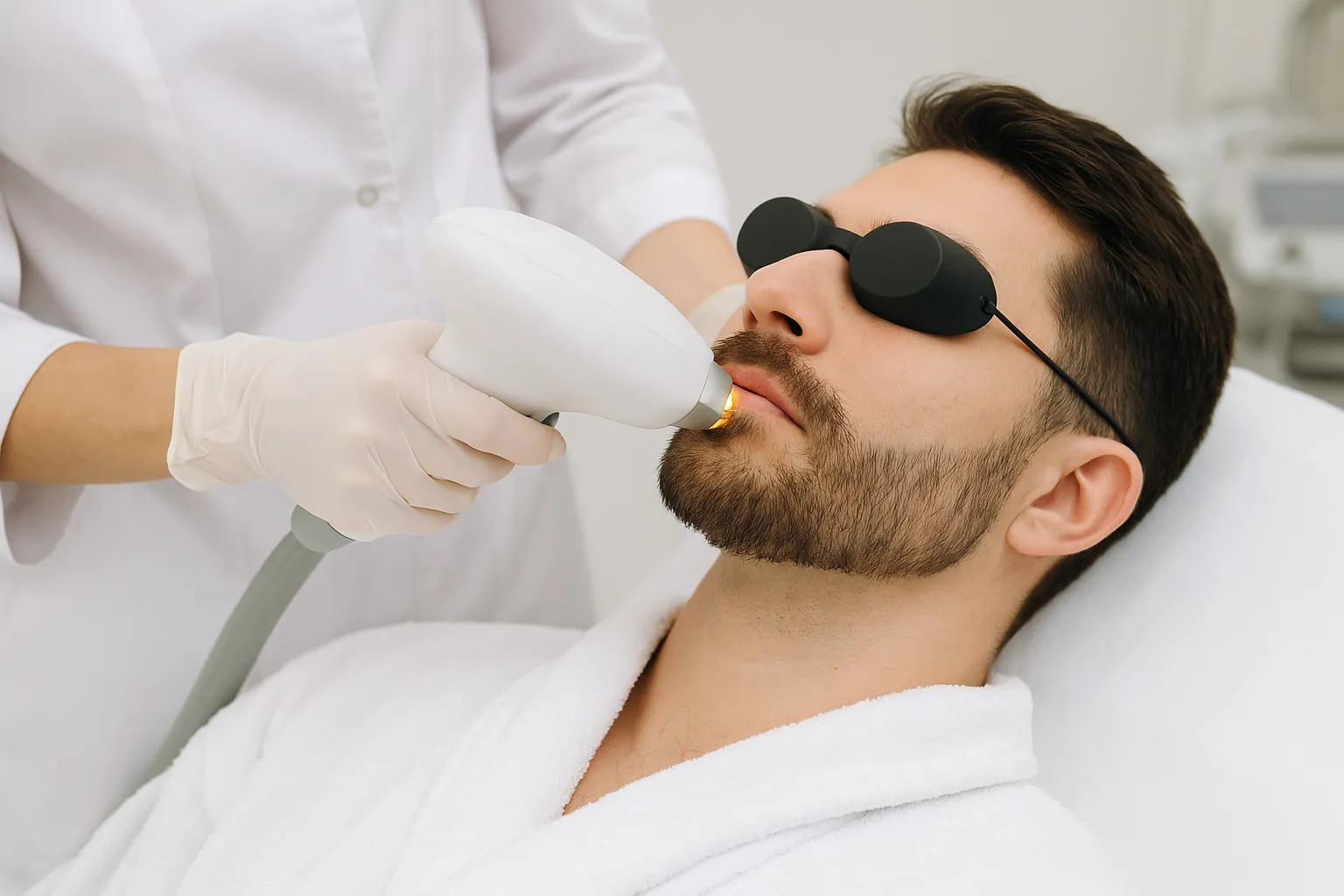 Laser Upper Lip for Men in Dubai