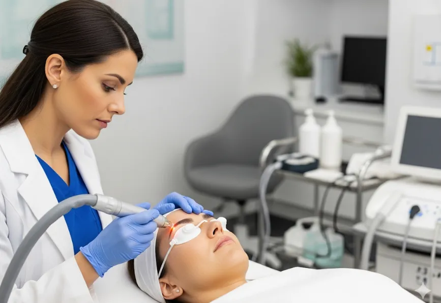 Soft Light Laser for Eyebrows in Dubai