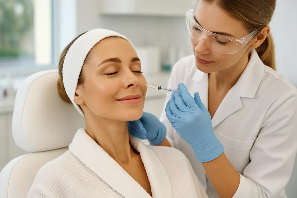 فيلر تحت العين