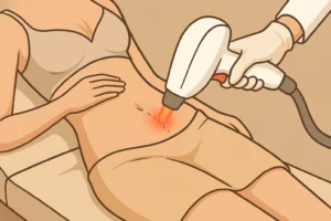 Laser Belly Line Hair Removal for Women in Dubai