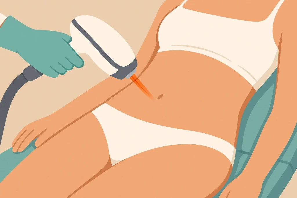 Laser Full Belly Hair Removal for Women in Dubai