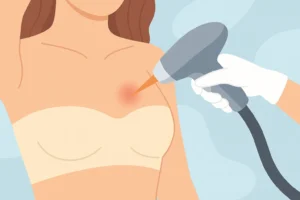 Laser Full Chest Hair Removal for Women in Dubai