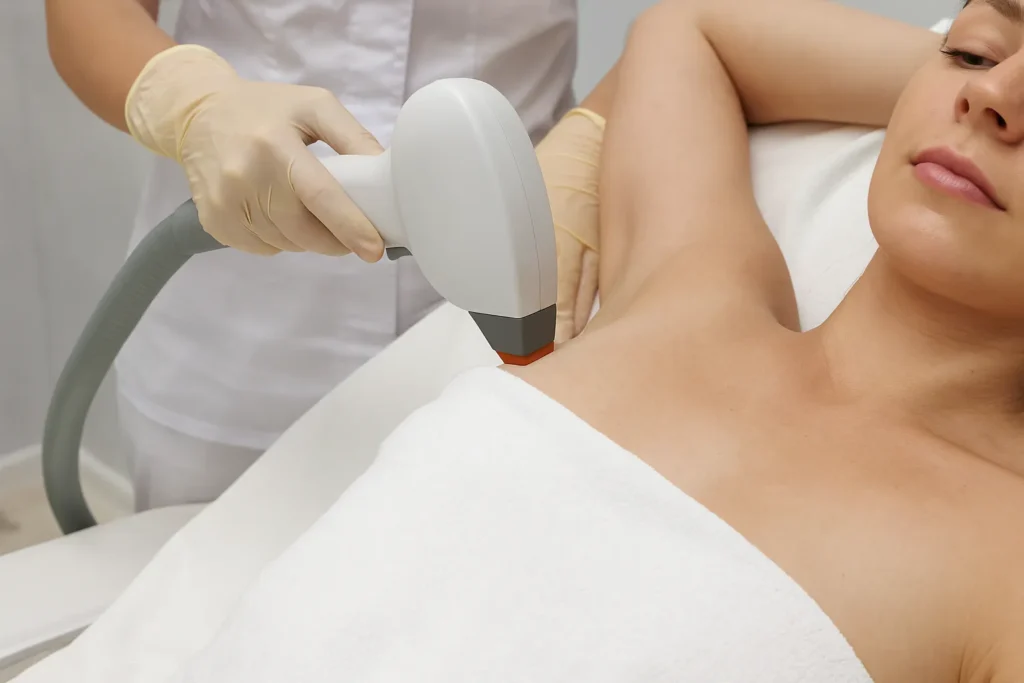 Laser Under Arms Hair Removal for Women in Dubai
