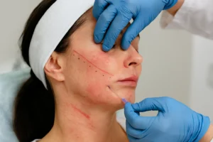 أضرار شد الوجه بالخيوط